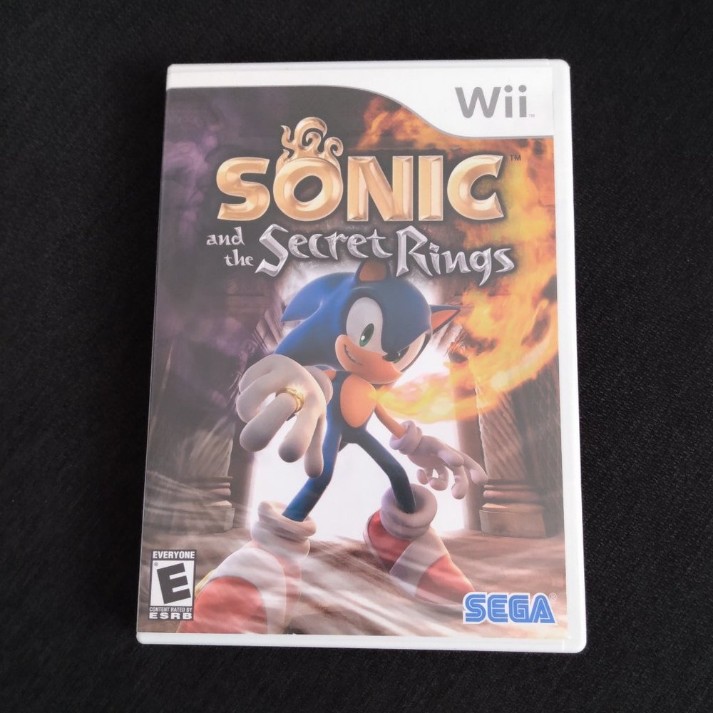 Sonic and the Secret Rings (Nintendo Wii, 2007) Complete W/Manual